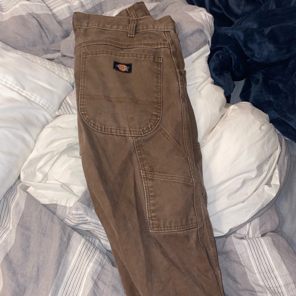 BROWN DICKIES CARPENTER PANTS